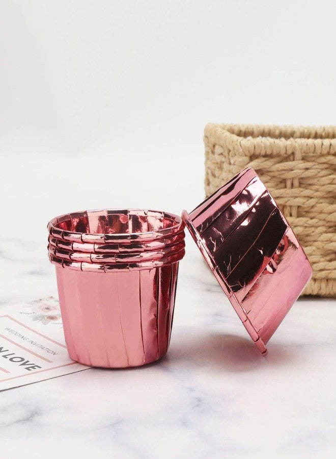 Jubilant 50 Pcs Cupcake Liners, Disposable Ramekin Muffin Baking Cups, Aluminum Cupcake Cups, Little Foil Baking Cups - Image 5